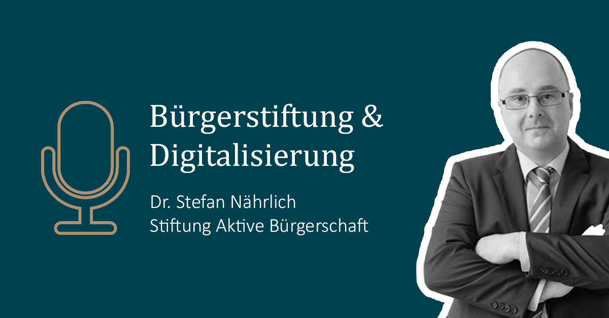 Illustration: Bürgerstiftung & Digitalisierung – Podcast –