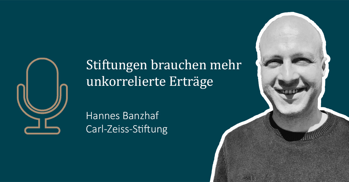 Illustration: Stiftungen brauchen mehr unkorrelierte Erträge – Podcast
