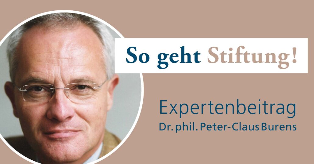 Portrait Dr. phil. Peter-Claus Burens